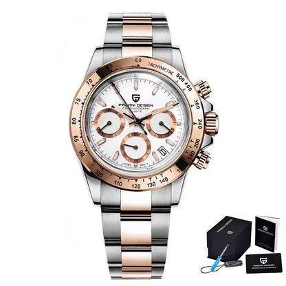 Reloj automático estilo DAYTONA con calibre NH35 (40 mm, cristal de zafiro)