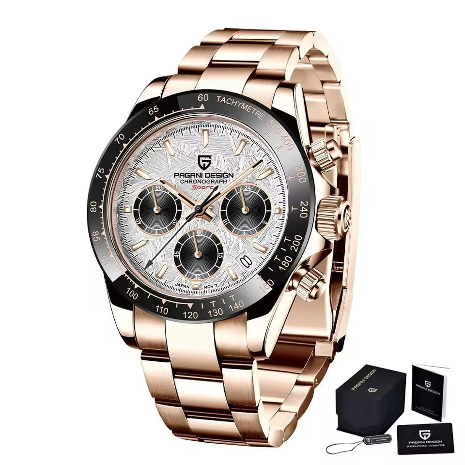 Reloj automático estilo DAYTONA con calibre NH35 (40 mm, cristal de zafiro)