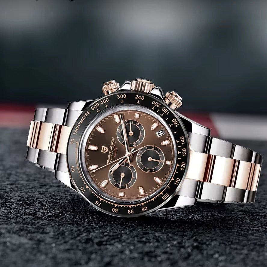 Reloj automático estilo DAYTONA con calibre NH35 (40 mm, cristal de zafiro)