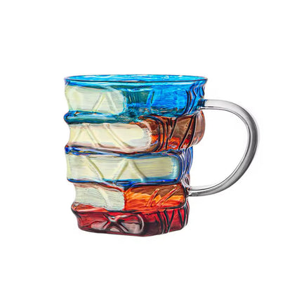 Taza de café de vidrio Bookstack