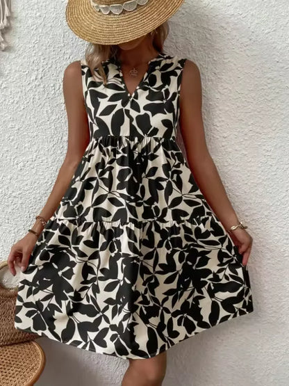 Willow - Vestido bohemio de verano con cuello en V