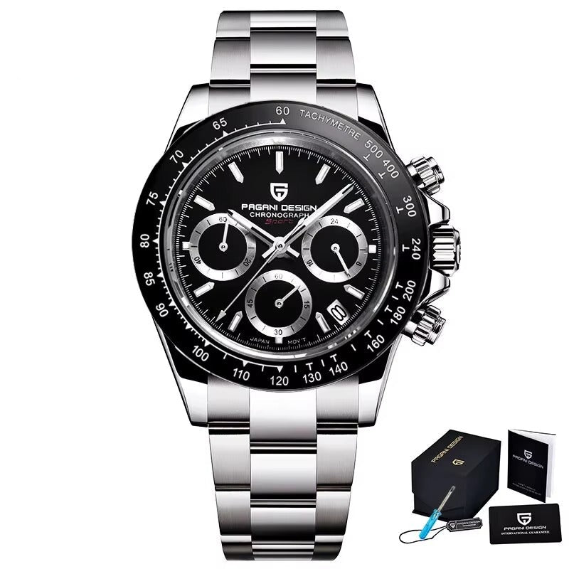 Reloj automático estilo DAYTONA con calibre NH35 (40 mm, cristal de zafiro)