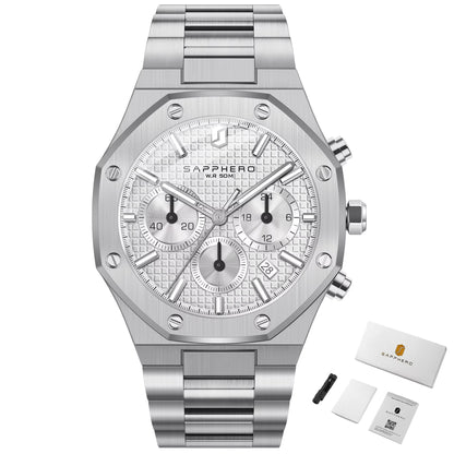 Reloj cronógrafo deportivo automático: diseñado para un estilo cotidiano audaz