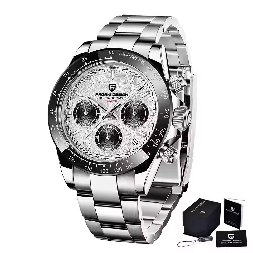 Reloj automático estilo DAYTONA con calibre NH35 (40 mm, cristal de zafiro)