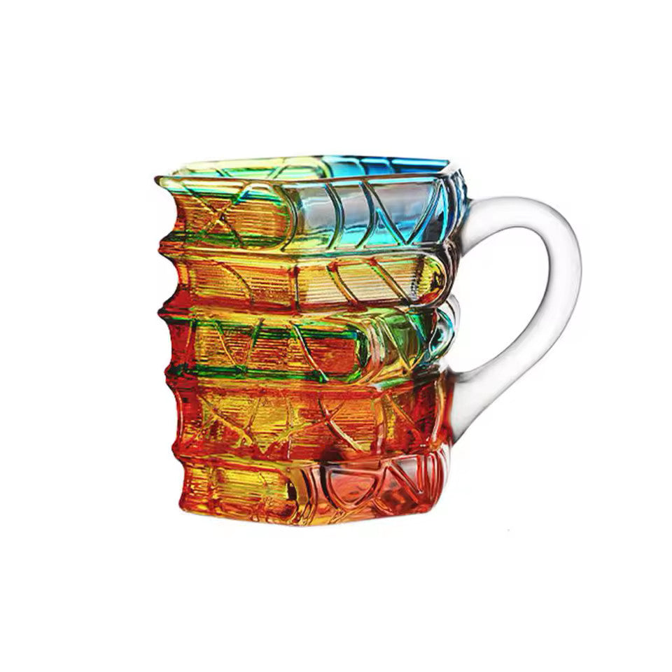 Taza de café de vidrio Bookstack
