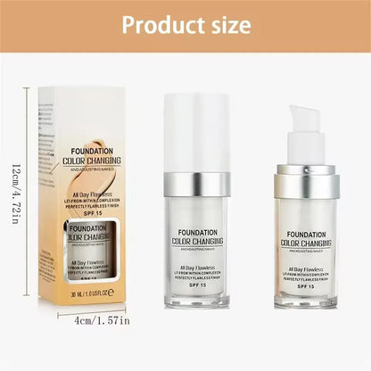 (1 + 1 Gratis) Magic Glow Foundation: Cambia de color
