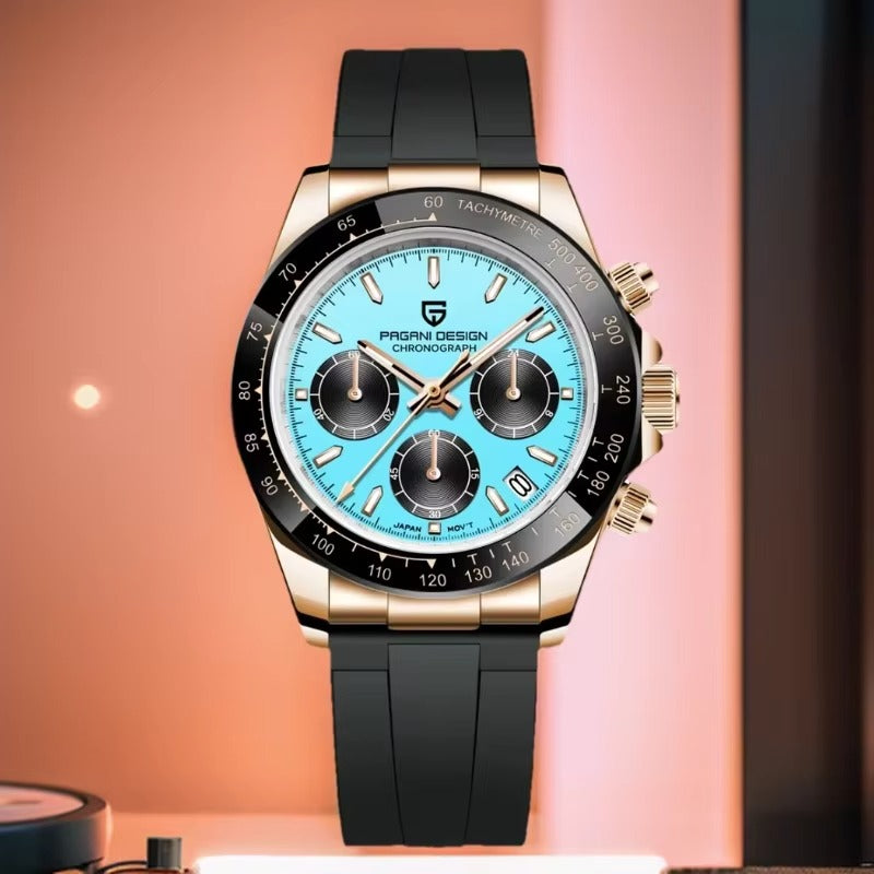 Reloj automático estilo DAYTONA con calibre NH35 (40 mm, cristal de zafiro)