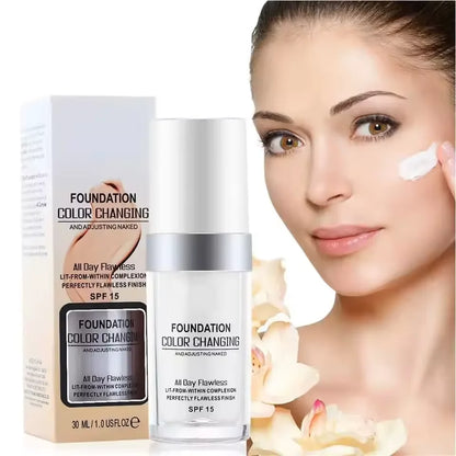 (2x1) Base de maquillaje Super Magic Glow: cambia de color