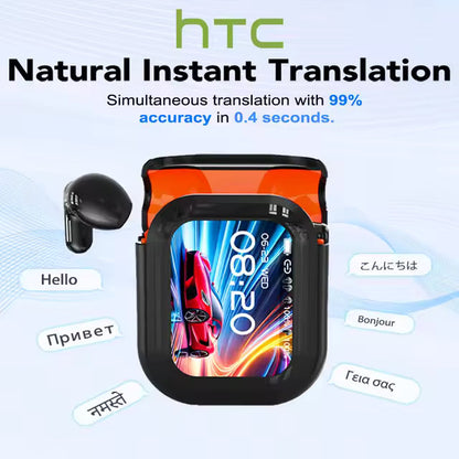 Auriculares Bluetooth 5.4 con pantalla LED, alta fidelidad y resistentes al agua, inalámbricos