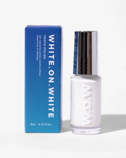 WOW Instant White Teeth Polish: hasta 7+ tonos más blancos, vegano y seguro