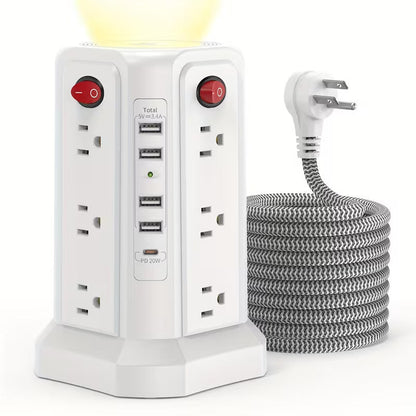 Centro de alimentación inteligente con USB