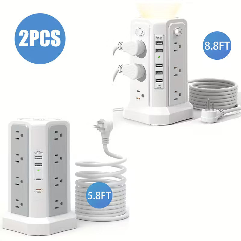 Centro de alimentación inteligente con USB