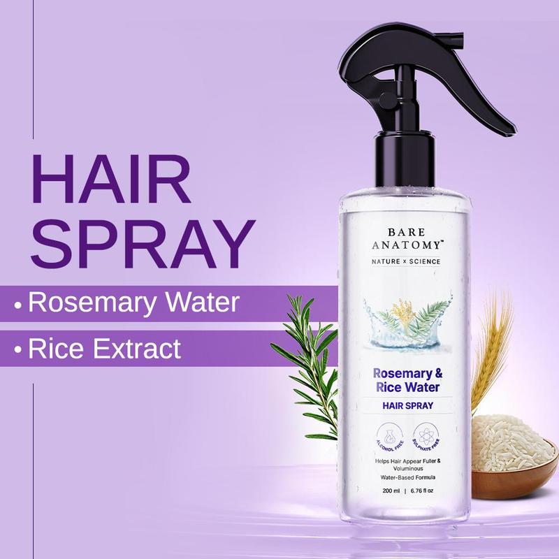 Agua de Romero y Agua de Arroz Nature x Science | Extracto 100% Natural | Cabello Suave y Sedoso, Fórmula No Grasa y de Rápida Absorción