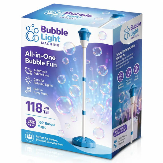 Máquina de burbujas con luz
