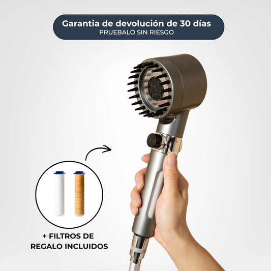 Cabezal de Ducha con Filtro | Agua filtrada y presión tipo spa