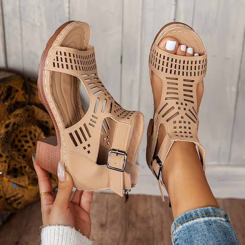 Sandalias Lia™ — Elegancia y comodidad con tacón ancho para cualquier ocasión