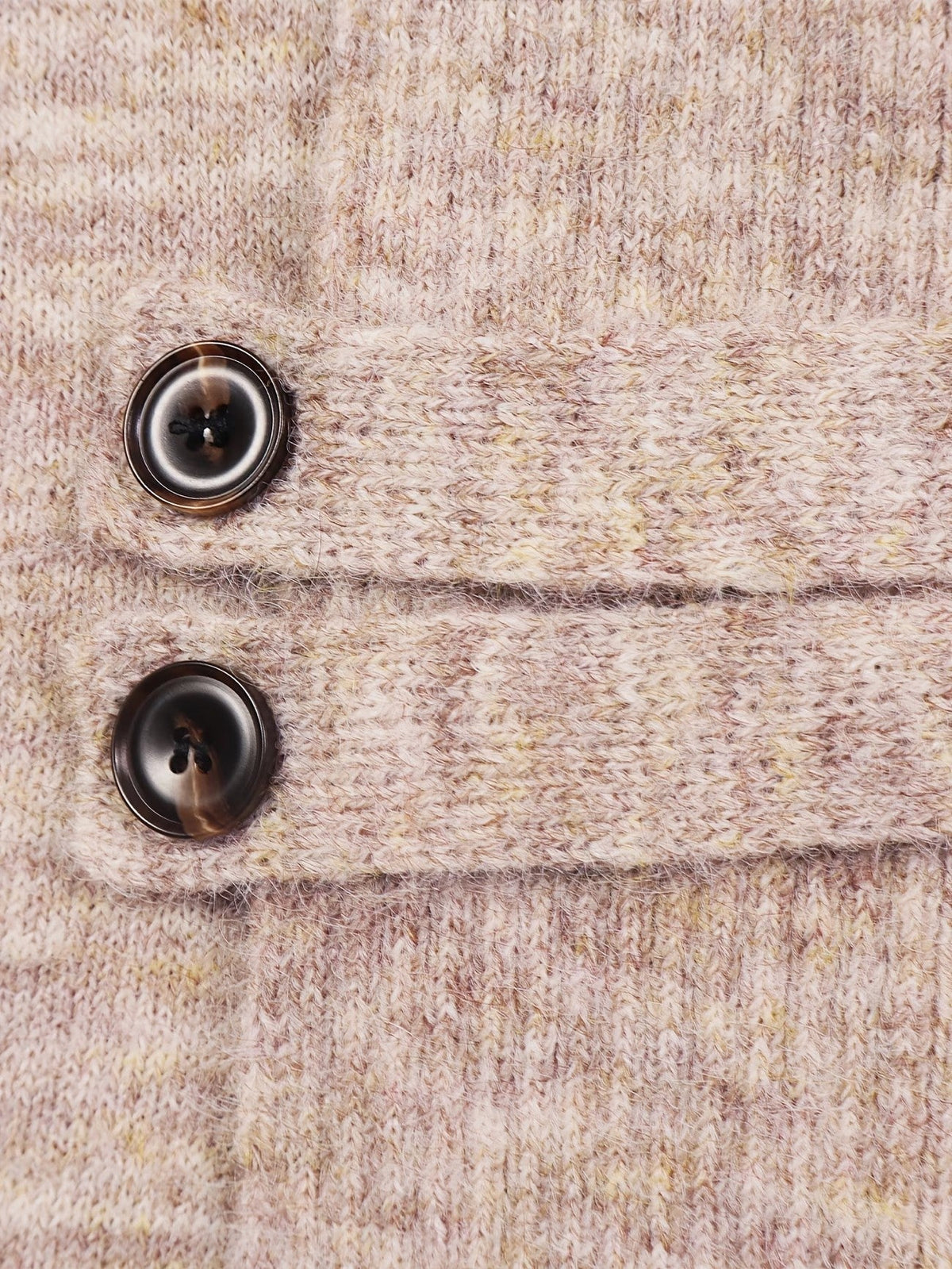 Valentina | Chaqueta de Punto Canalé con Botones Laterales
