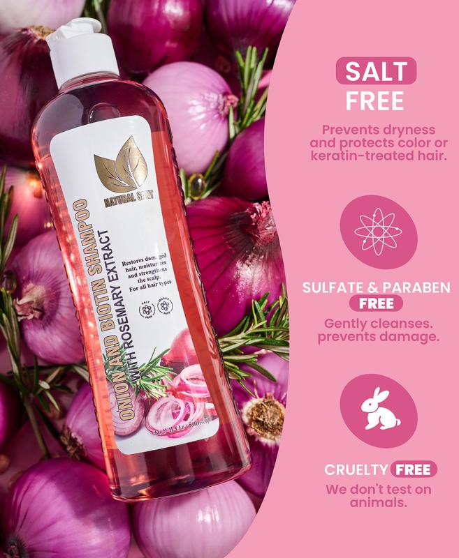 Natural Sant - 2 kits de Cebolla, Romero y Biotina + KIT de Sérum Onionvital + MASAJEADOR CAPILAR GRATIS