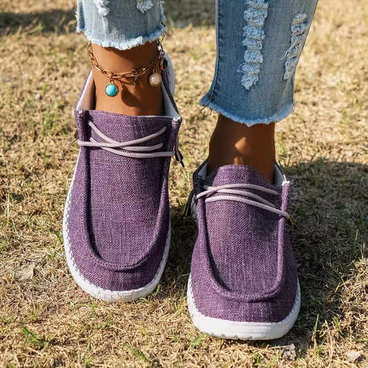 Zapatos casuales Linna: mocasines transpirables para mujer con suela antideslizante