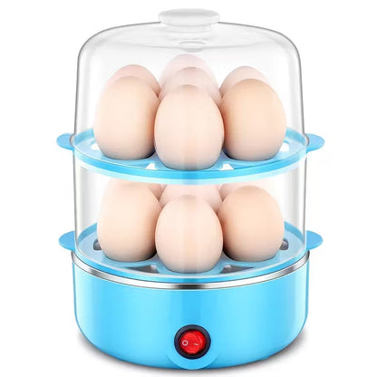 Vaporera eléctrica para 14 huevos EggMaster: huevos duros y pasados por agua fáciles de pelar