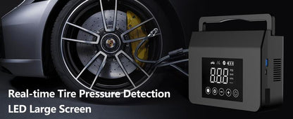 FYNNN - RoadRescue 4000A — Arrancador de batería para coche + inflador de neumáticos de 150 PSI (12 V, 15 000 mAh, LED, batería externa)