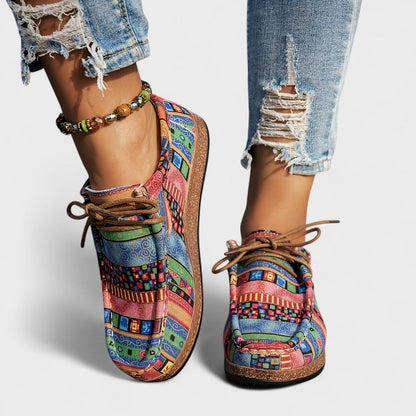 Amelia | Zapatillas Ortopédicas de Confort con Patchwork
