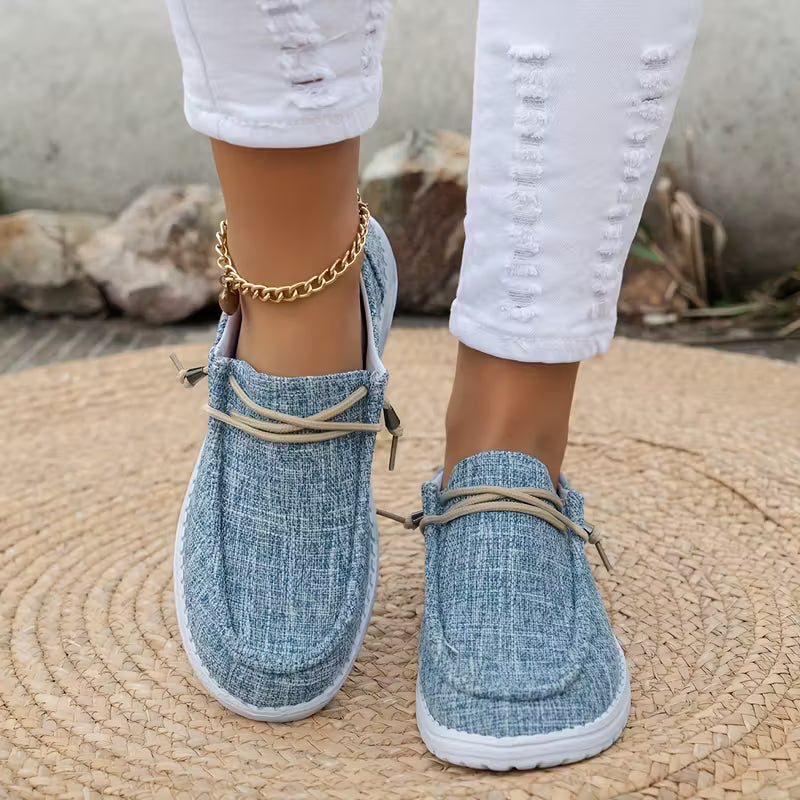 Zapatos casuales Linna: mocasines transpirables para mujer con suela antideslizante