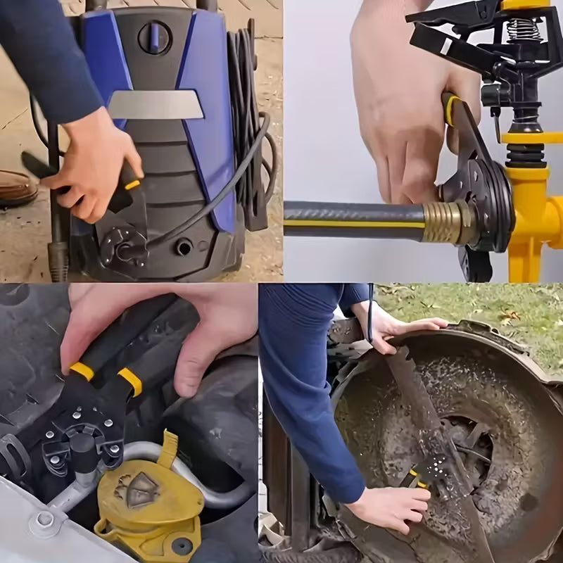 Juego de llaves multiusos 14 en 1 FlexiGrip – Llave ajustable de acero de alto carbono