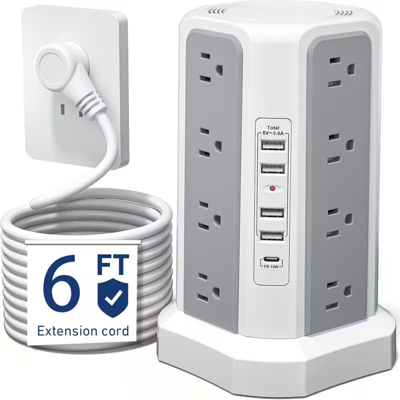 Centro de alimentación inteligente con USB
