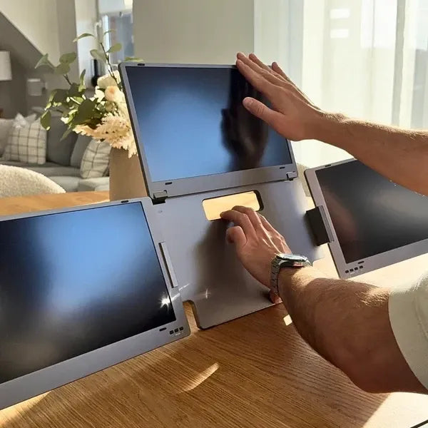 Extensor de triple monitor premium