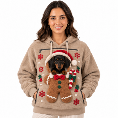 Sudadera navideña portamascotas