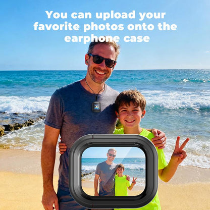 Auriculares Bluetooth 5.4 con pantalla LED, alta fidelidad y resistentes al agua, inalámbricos