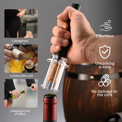 Juego de abridor de vino AirPop