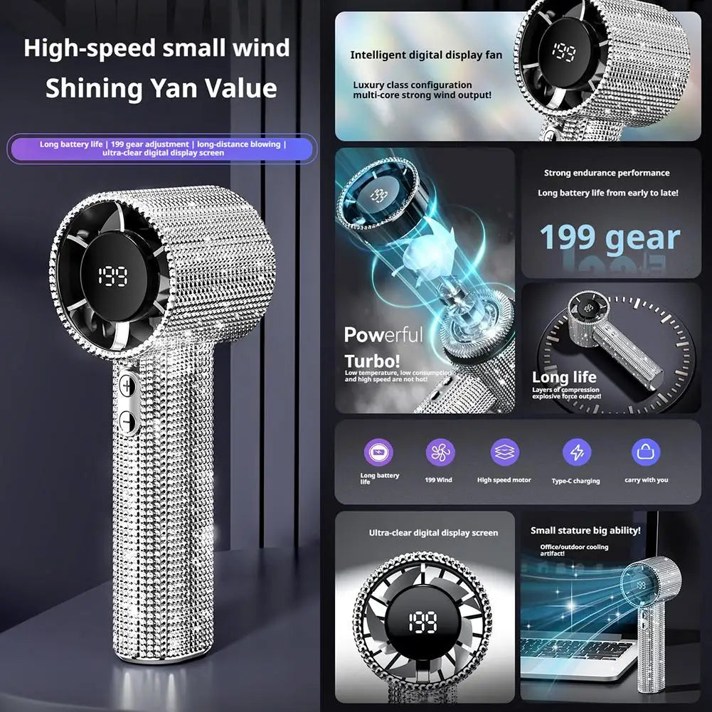 Ventilador de mano Diamond Breeze