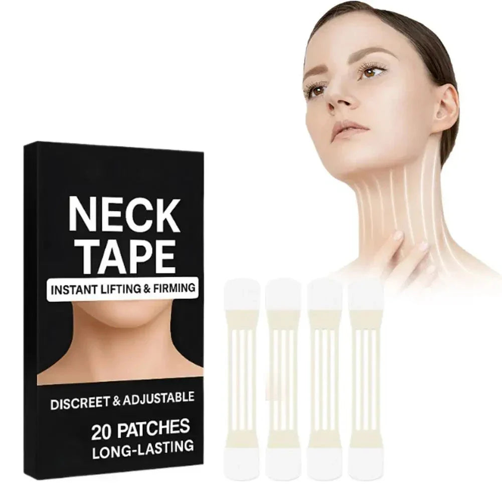 Cinta invisible para estiramiento de cuello