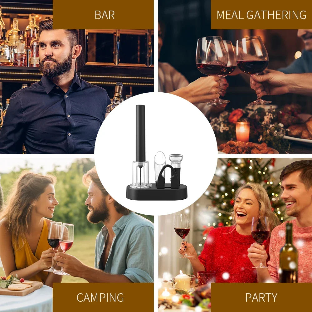 Juego de abridor de vino AirPop