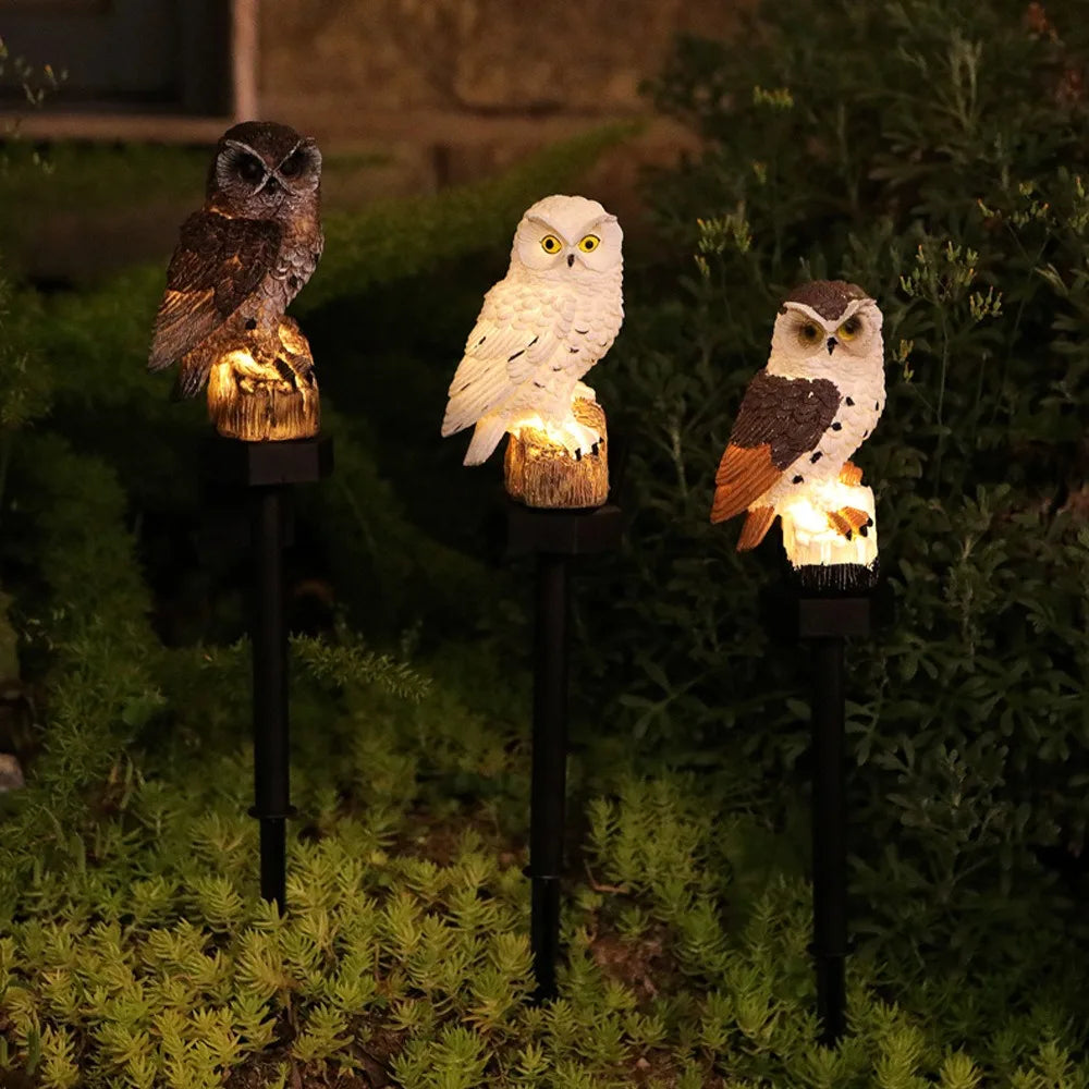 Luz solar para jardín LuminOwl
