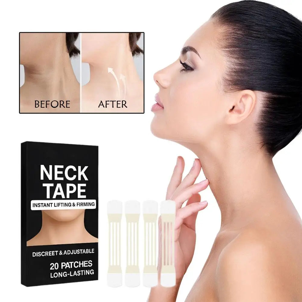 Cinta invisible para estiramiento de cuello
