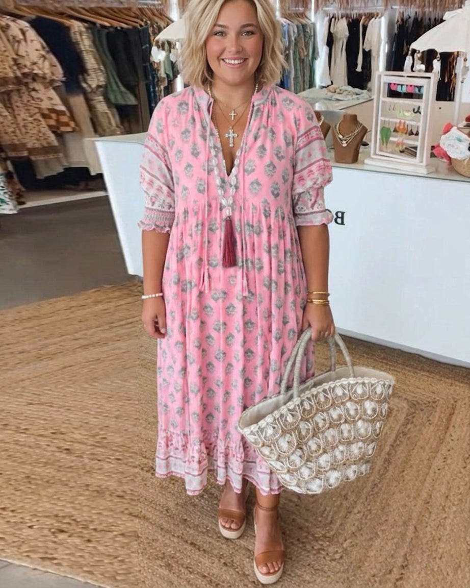 Verity | Vestido bohemio midi