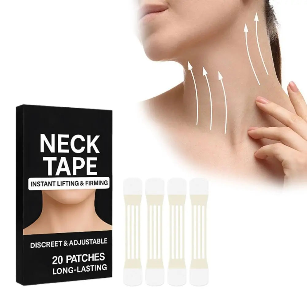 Cinta invisible para estiramiento de cuello