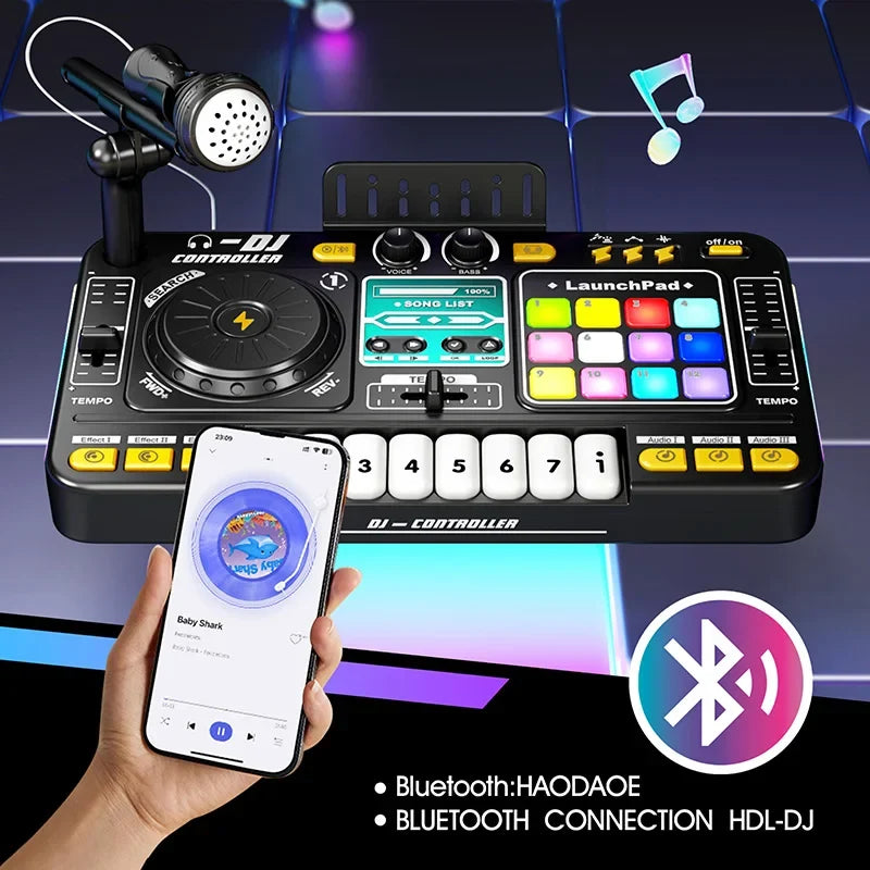Fiesta de DJ portátil para niños