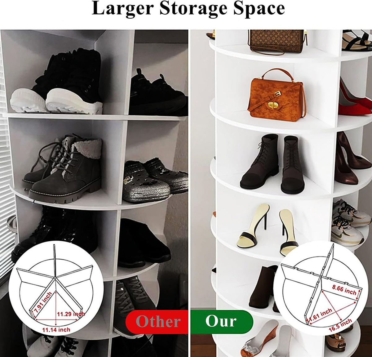 Torre para zapatos SpinSpace