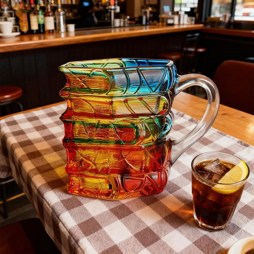 Taza de café de vidrio Bookstack