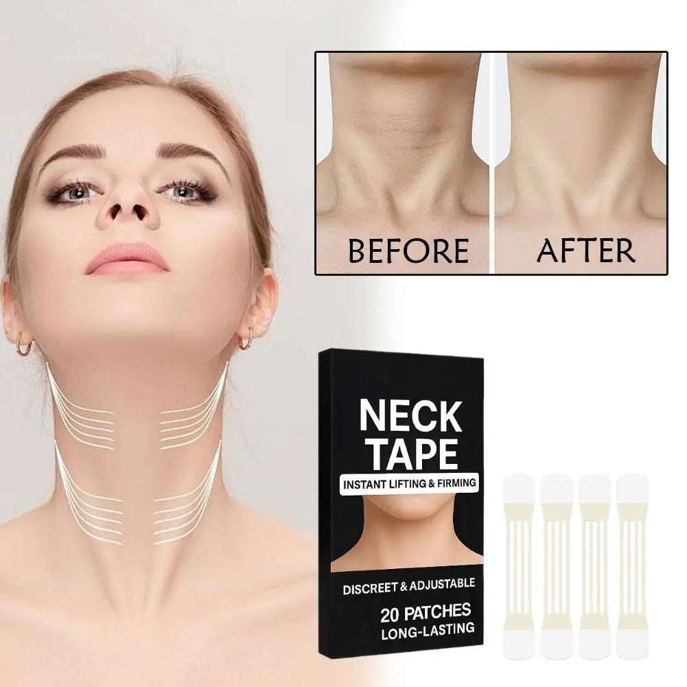Cinta invisible para estiramiento de cuello