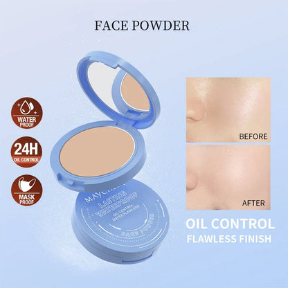 Polvo de maquillaje resistente al agua
