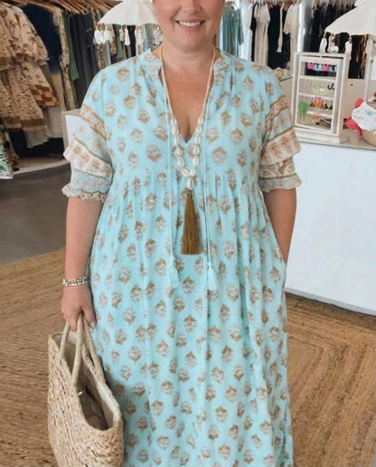 Verity | Vestido bohemio midi