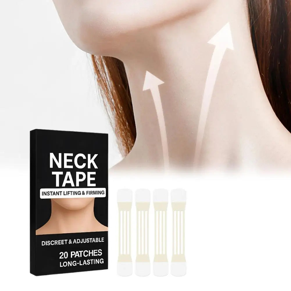 Cinta invisible para estiramiento de cuello