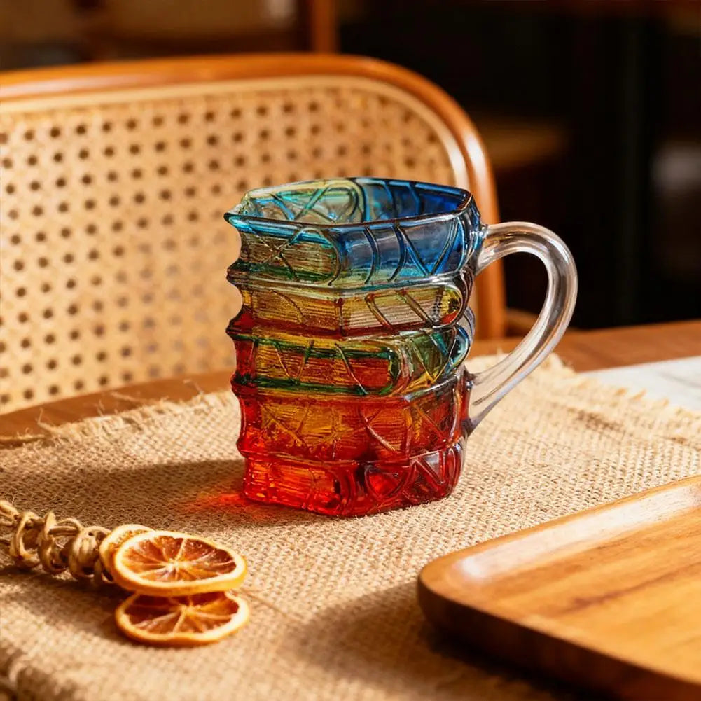 Taza de café de vidrio Bookstack