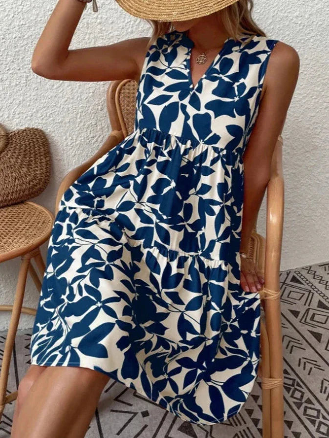 Willow - Vestido bohemio de verano con cuello en V