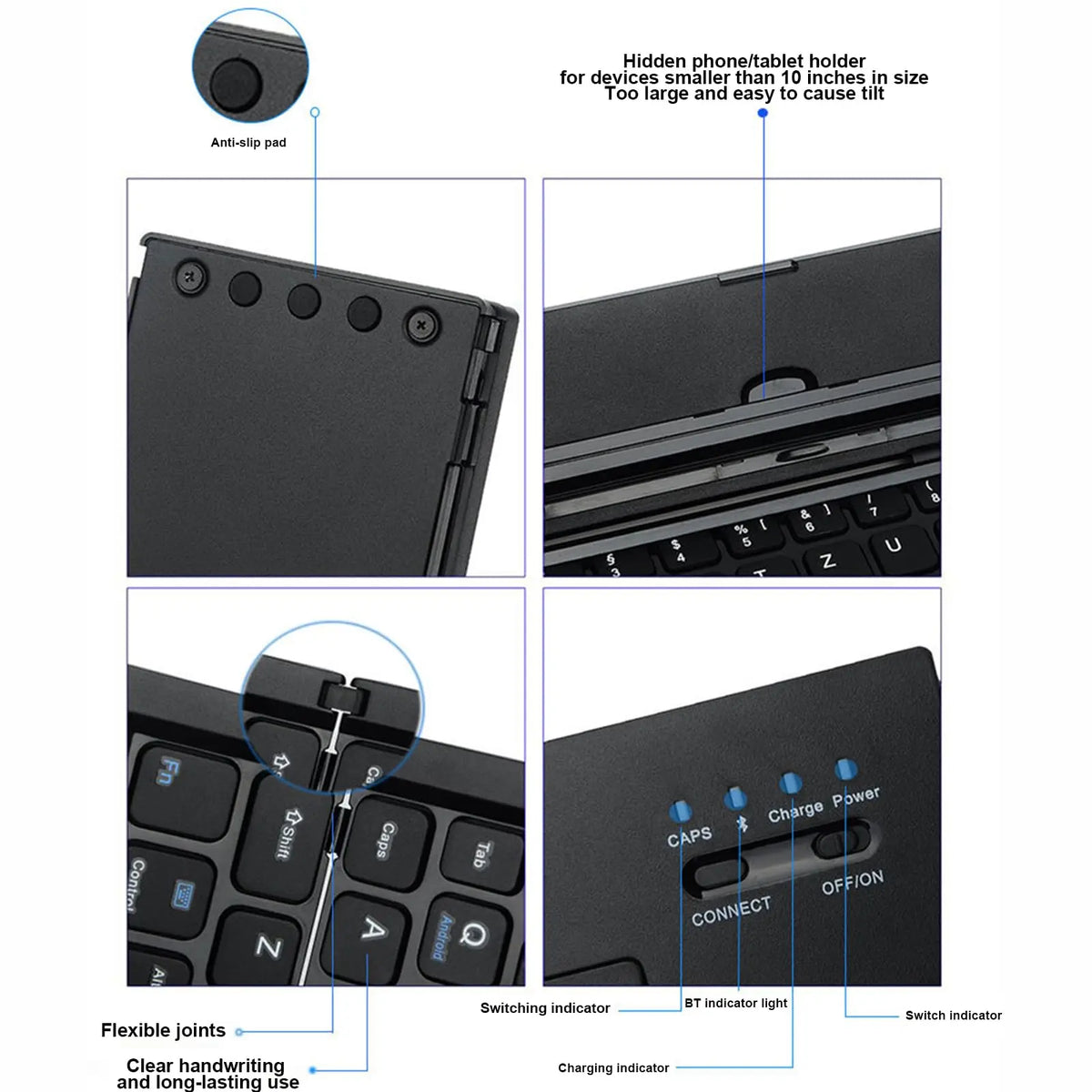 Teclado inalámbrico de bolsillo